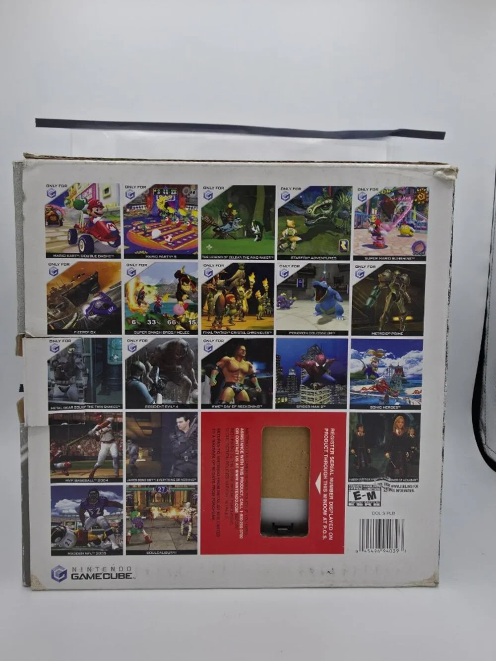 Nintendo GameCube Platinum Edition in box